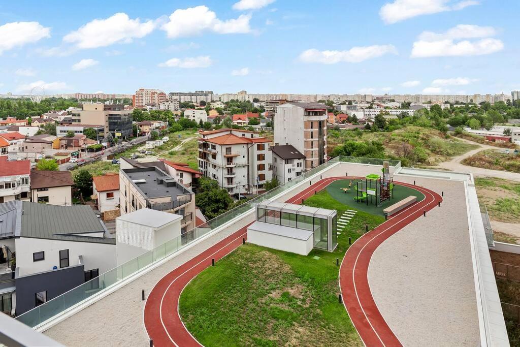 Floreasca Apartament On Business Centre ブカレスト エクステリア 写真